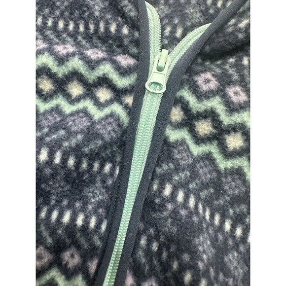 Kids Roper Fleece Jacket XL Blues Zip Up  Warm Child’s Size Aztec - Picture 3 of 5